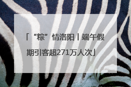 “粽”情洛阳丨端午假期引客超271万人次