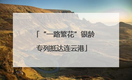 “一路繁花”银龄专列抵达连云港