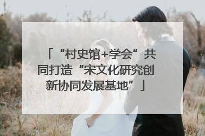“村史馆+学会”共同打造“宋文化研究创新协同发展基地”