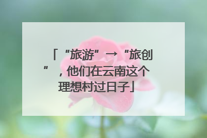 “旅游”→“旅创”，他们在云南这个理想村过日子