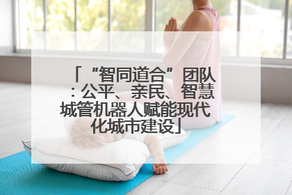 “智同道合”团队：公平、亲民、智慧城管机器人赋能现代化城市建设