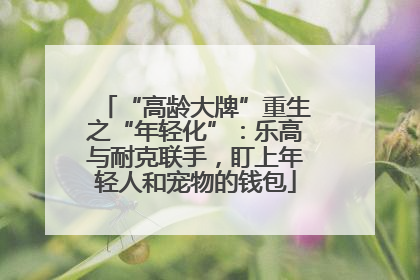 “高龄大牌”重生之“年轻化”：乐高与耐克联手，盯上年轻人和宠物的钱包