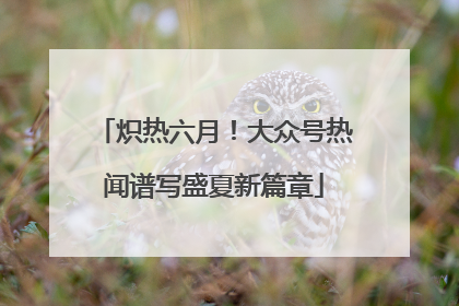 炽热六月！大众号热闻谱写盛夏新篇章
