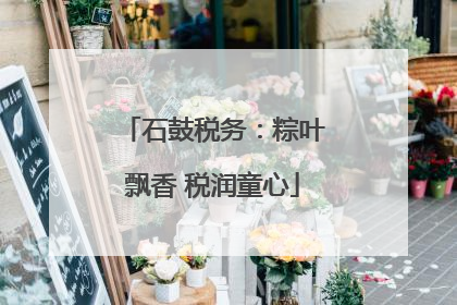 石鼓税务：粽叶飘香 税润童心
