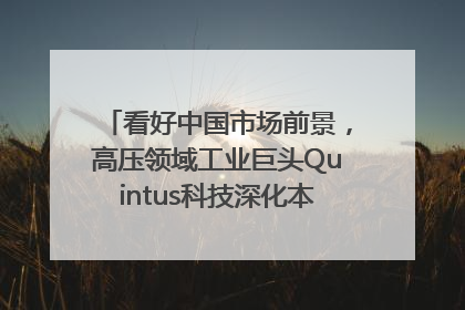 看好中国市场前景，高压领域工业巨头Quintus科技深化本土策略，构建全方位服务亚太区总部