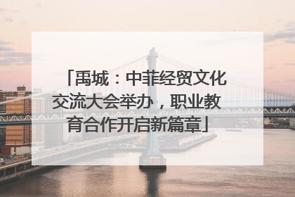 禹城：中菲经贸文化交流大会举办，职业教育合作开启新篇章