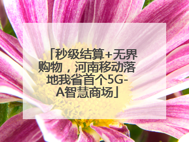 秒级结算+无界购物，河南移动落地我省首个5G-A智慧商场