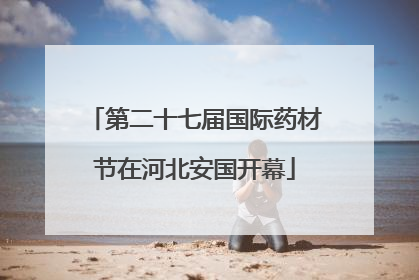 第二十七届国际药材节在河北安国开幕