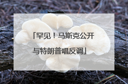 罕见！马斯克公开与特朗普唱反调