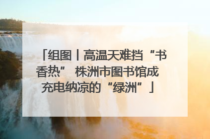 组图丨高温天难挡“书香热” 株洲市图书馆成充电纳凉的“绿洲”