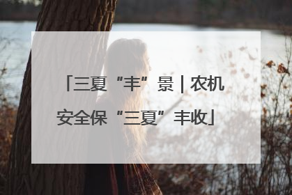 三夏“丰”景｜农机安全保“三夏”丰收