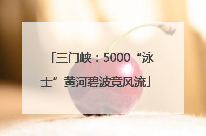 三门峡：5000“泳士”黄河碧波竞风流