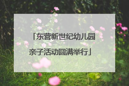 东营新世纪幼儿园亲子活动圆满举行