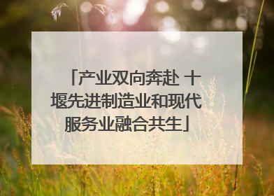 产业双向奔赴 十堰先进制造业和现代服务业融合共生