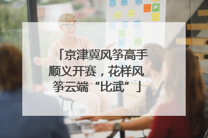 京津冀风筝高手顺义开赛，花样风筝云端“比武”