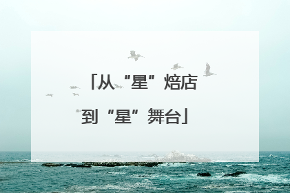 从“星”焙店到“星”舞台