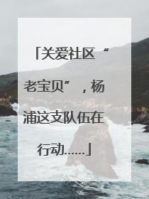 关爱社区“老宝贝”，杨浦这支队伍在行动……