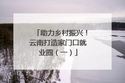 助力乡村振兴！云南打造家门口就业圈（一）