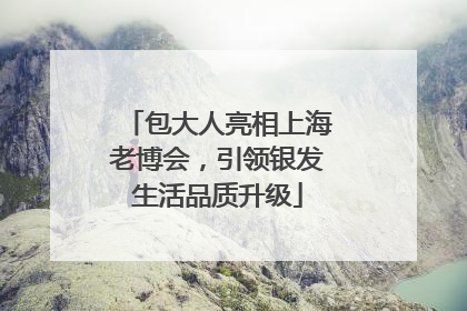 包大人亮相上海老博会，引领银发生活品质升级