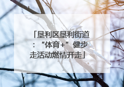 垦利区垦利街道：“体育+”健步走活动燃情开走