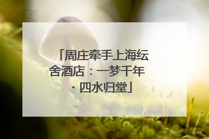 周庄牵手上海纭舍酒店：一梦千年・四水归堂