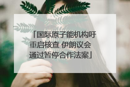 国际原子能机构吁重启核查 伊朗议会通过暂停合作法案