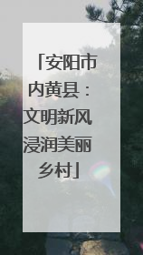 安阳市内黄县：文明新风浸润美丽乡村