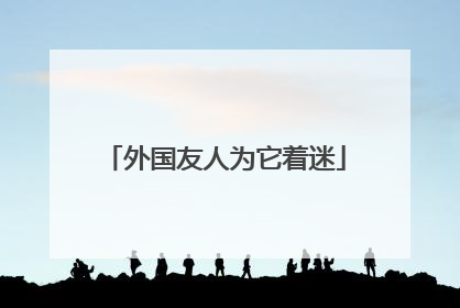 外国友人为它着迷