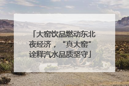 大窑饮品燃动东北夜经济，“真大窑”诠释汽水品质坚守