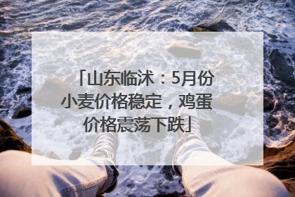 山东临沭：5月份小麦价格稳定，鸡蛋价格震荡下跌