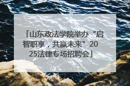 山东政法学院举办“启智职享，共赢未来”2025法律专场招聘会