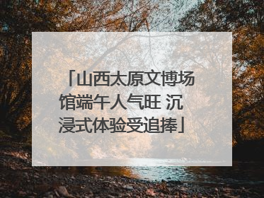 山西太原文博场馆端午人气旺 沉浸式体验受追捧
