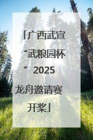 广西武宣“武粮园杯”2025龙舟邀请赛开桨