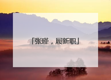 张瑾，履新职