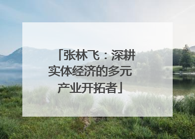张林飞：深耕实体经济的多元产业开拓者