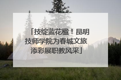 技绽蓝花楹！昆明技师学院为春城文旅添彩展职教风采