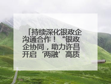 持续深化银政企沟通合作！“银政企协同，助力许昌开启‘两融’高质量发展新征程”融资对接会举行