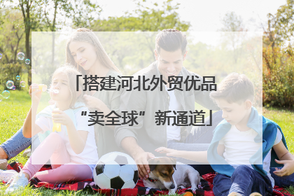 搭建河北外贸优品“卖全球”新通道