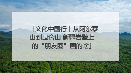 文化中国行丨从阿尔泰山到昆仑山 新疆岩壁上的“朋友圈”画的啥