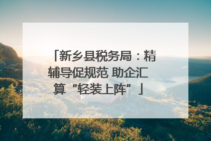 新乡县税务局：精辅导促规范 助企汇算“轻装上阵”