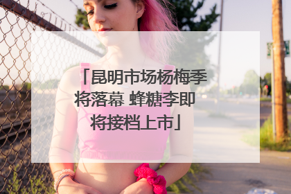 昆明市场杨梅季将落幕 蜂糖李即将接档上市