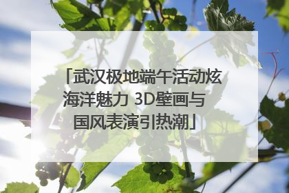 武汉极地端午活动炫海洋魅力 3D壁画与国风表演引热潮