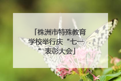 株洲市特殊教育学校举行庆“七一”表彰大会
