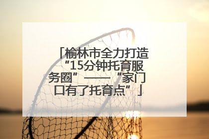 榆林市全力打造“15分钟托育服务圈”——“家门口有了托育点”