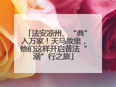 法安凉州、“典”入万家！天马故里，他们这样开启普法“潮”行之旅