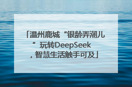 温州鹿城“银龄弄潮儿”玩转DeepSeek，智慧生活触手可及