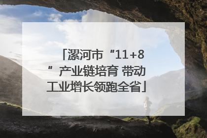 漯河市“11+8”产业链培育 带动工业增长领跑全省