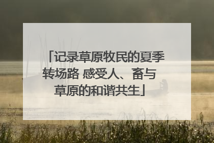 记录草原牧民的夏季转场路 感受人、畜与草原的和谐共生