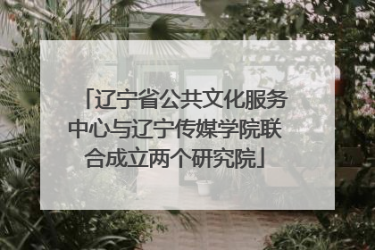 辽宁省公共文化服务中心与辽宁传媒学院联合成立两个研究院