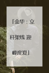 金华：立杆架线 迎峰度夏